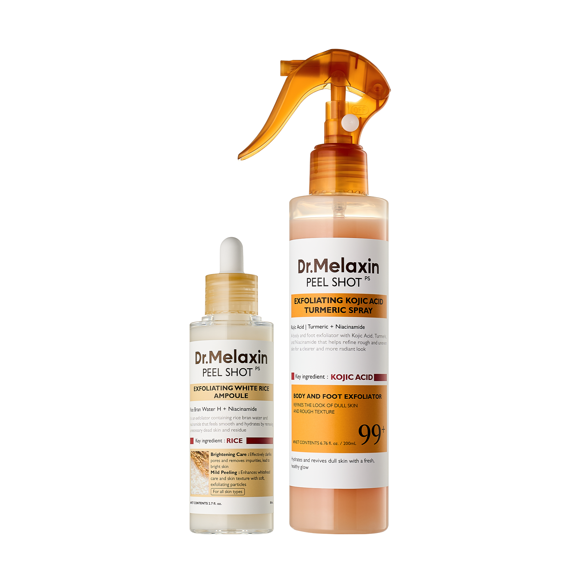 Alternative view of Body & Face Peel Shot Duo